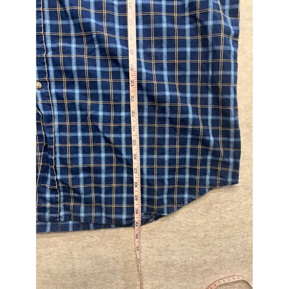 St.John's Bay Blue Plaid Casual Button Down Shirt Men's XXL - Picture 7 of 7